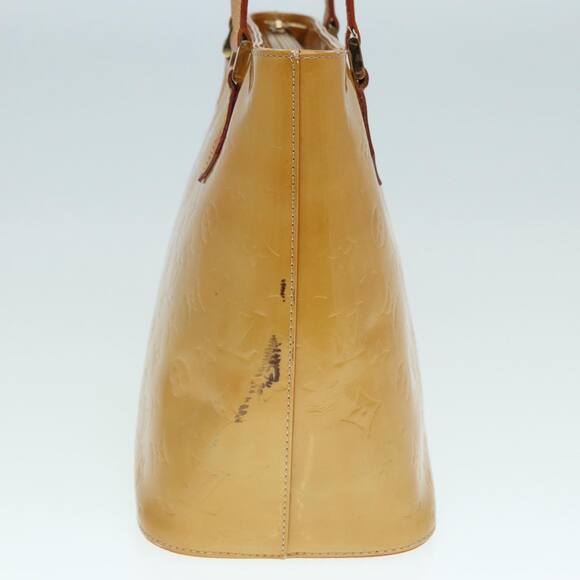 LOUIS VUITTON Monogram Vernis Houston Hand Bag Beige M91004 - Picture 4 of 13